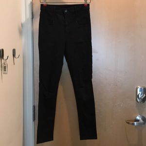 Gently used BDG black, high rise skinny jeans